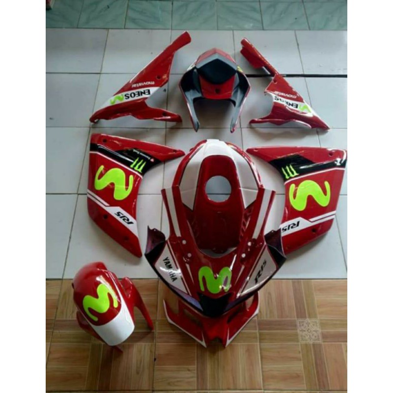 Full set modif r15v2 merah motip movistar