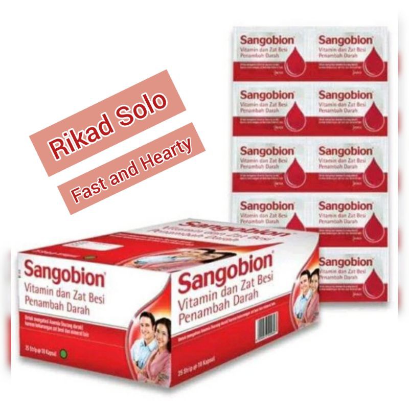 Sangobion capsule strips 20 Kapsul / Sangobion 10 Kapsul