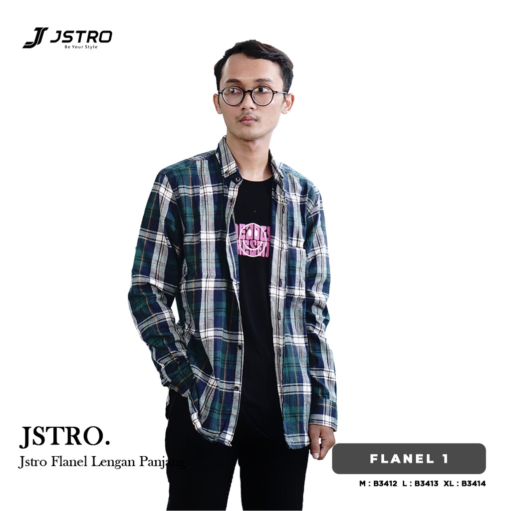 Jstro Kemeja Flanel 1