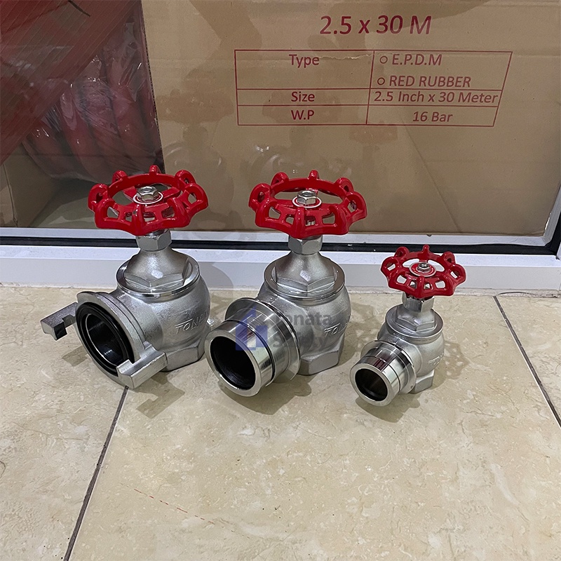 Hydrant Valve 1.5&quot; Krom Kuningan / Brass Chrome 16K Machino