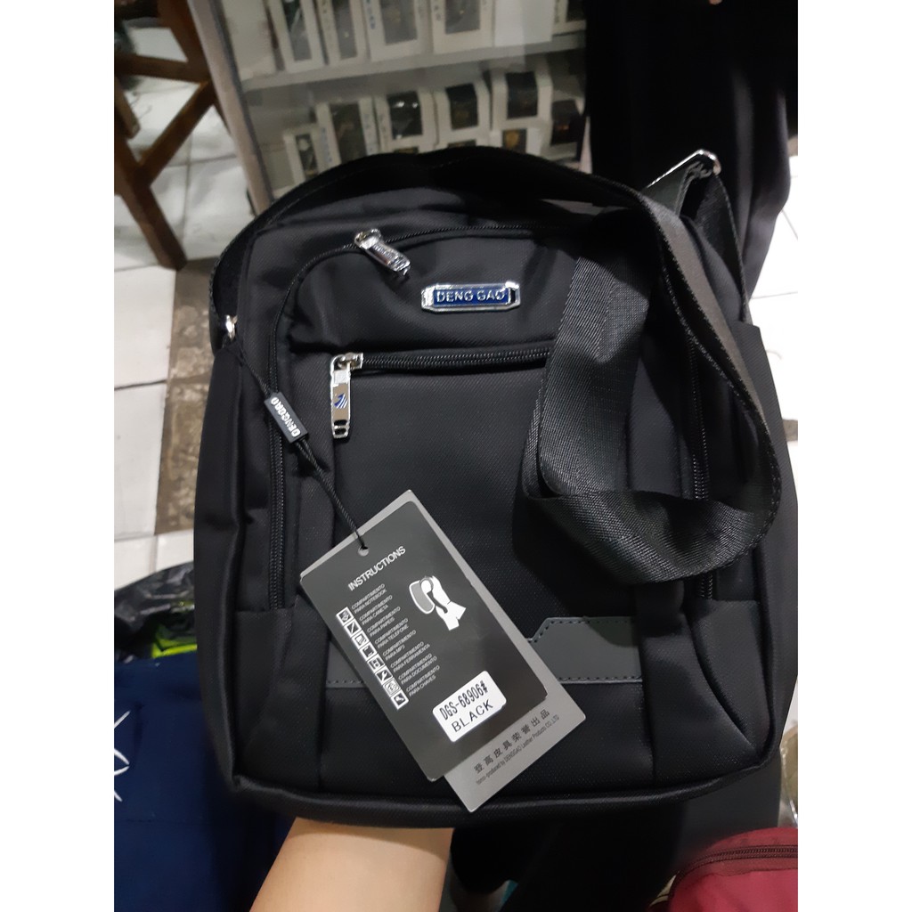 Tas selempang pria Tas Pria Sling Bag Tas Hitam