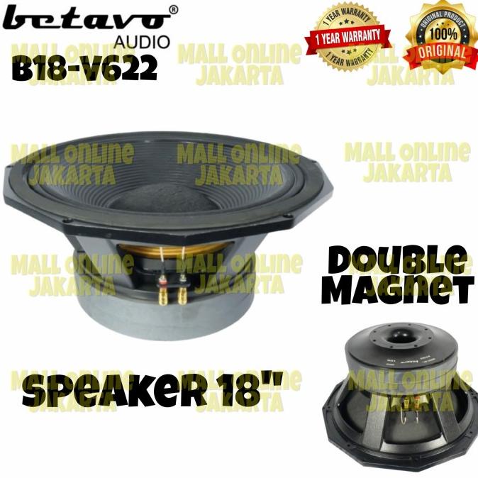 Speaker Komponen Betavo B18-V622 18 Inch Professional Audio