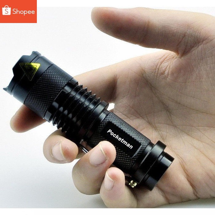 Pocketmen SENTER LED FLASHLIGHT 2000 lumens WATERPROOF Professional