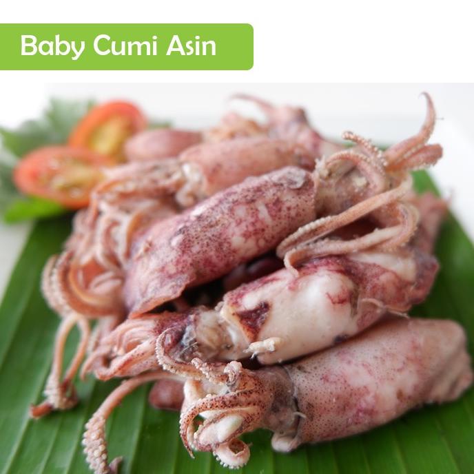 

[COD] SEAFOOD CUMI ASIN BASAH KERING TELUR IKAN LAUT 1 KG [COD]