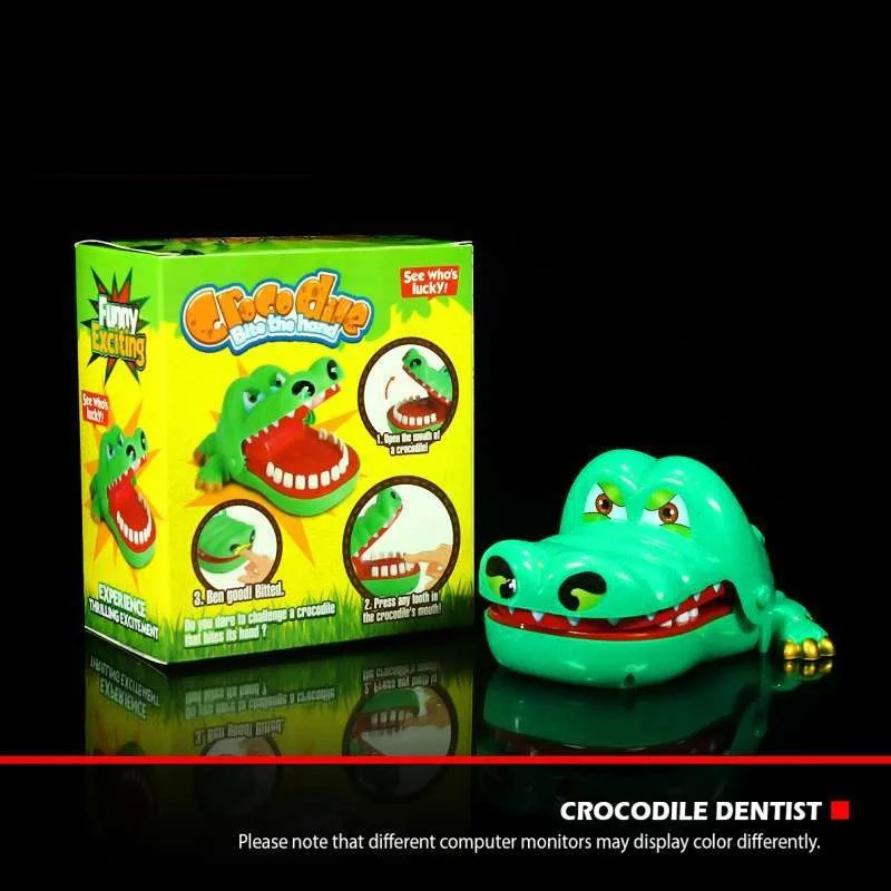 Mainan Buaya Gigit Kejut Crocodile Dentist Game Permainan Gigit Buaya Seru Lucu Unik