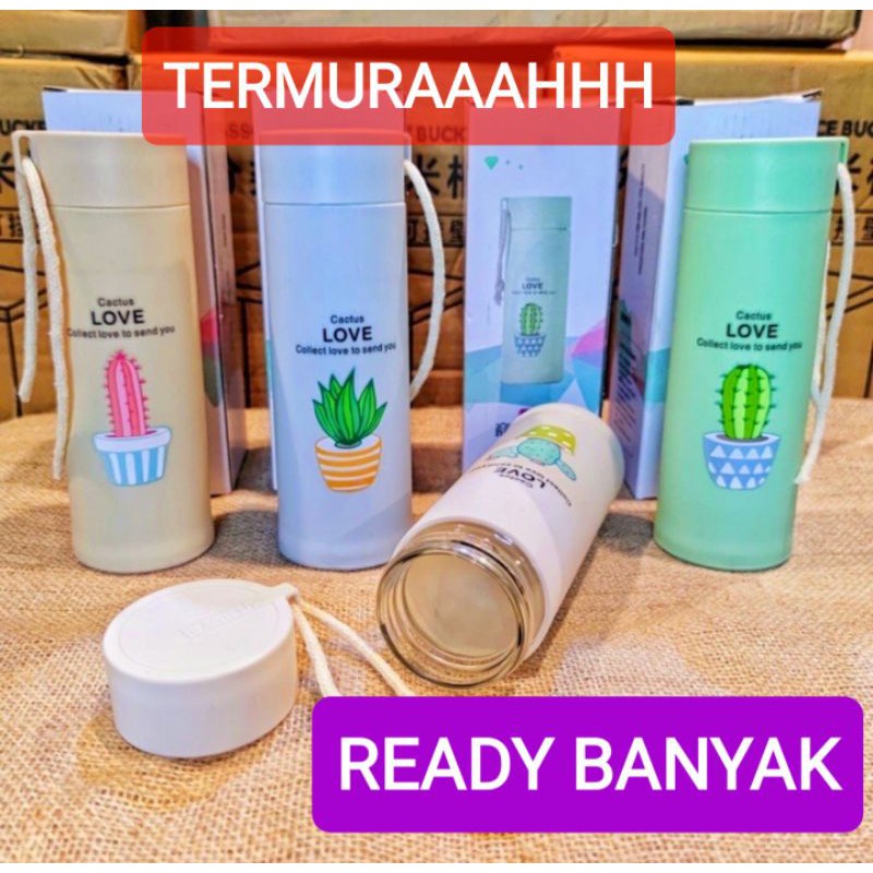 botol minum Cactus kaktus caktus botol tumbler cactus termos kaktus botol minum sekolah balikpapan b