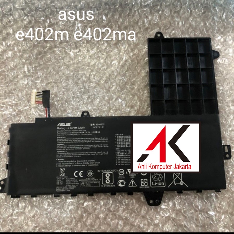 Baterai Laptop ASUS E402M E402MA B21N1505 Original