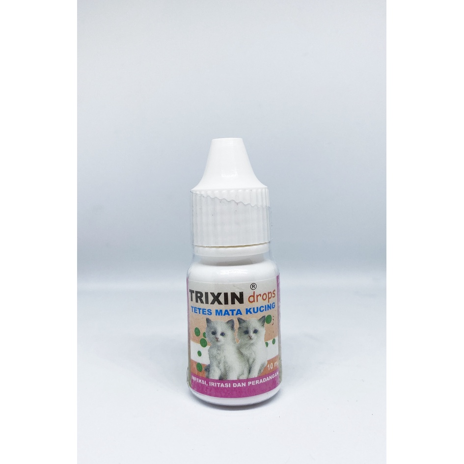 Trixin Cat 10 ml - Obat Mata Kucing Trixin Atasi Iritasi Belekan dan Hidung Meler