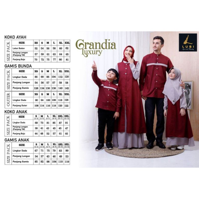 Sarimbit LUBI GRANDIA KOKO Dewasa