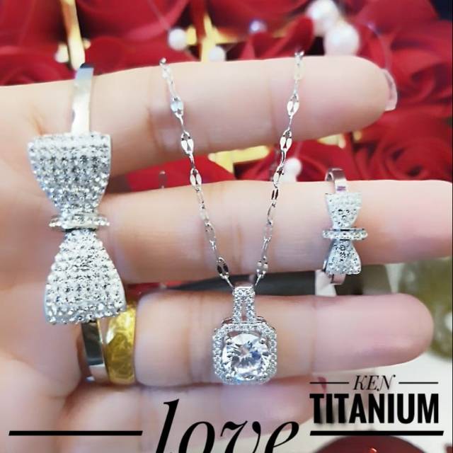 Titanium set perhiasan 2441k