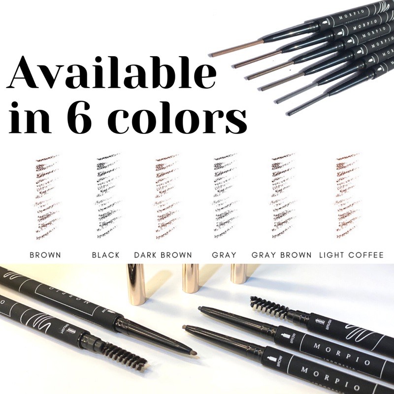 MORPIO SLIM EYEBROW PENCIL - PENSIL ALIS