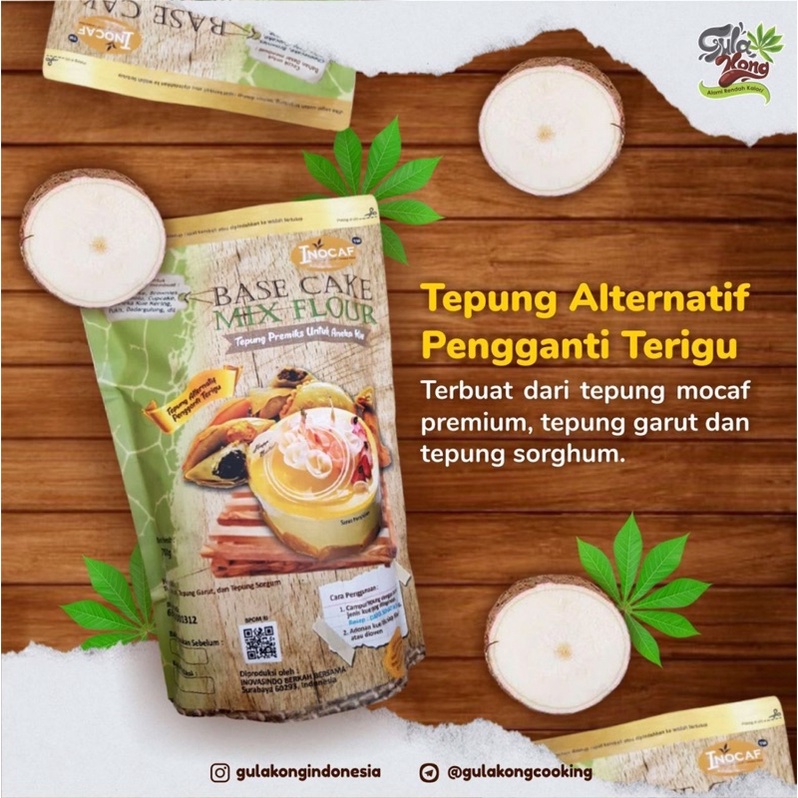 Tepung inocaf base cake mix gulakong 350gr