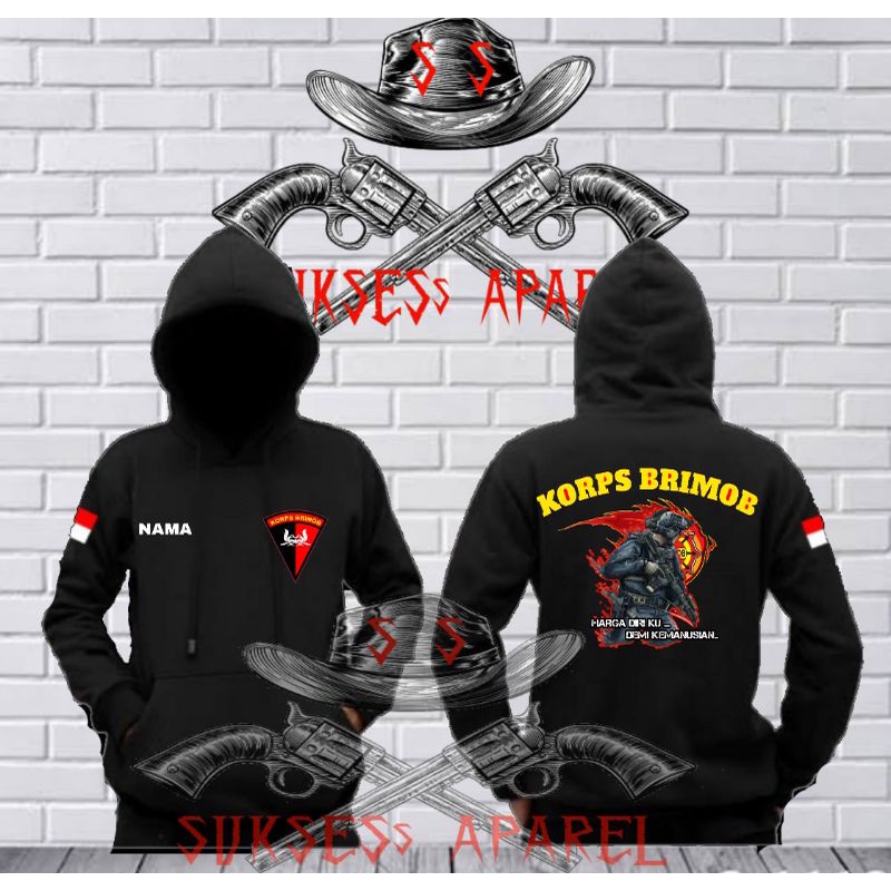 sweater brimob hoodie