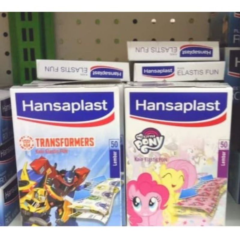 (BST) Plester Hansaplast Kids junior Karakter Transformer/ Little Pony anak Plaster Handsaplast Hans