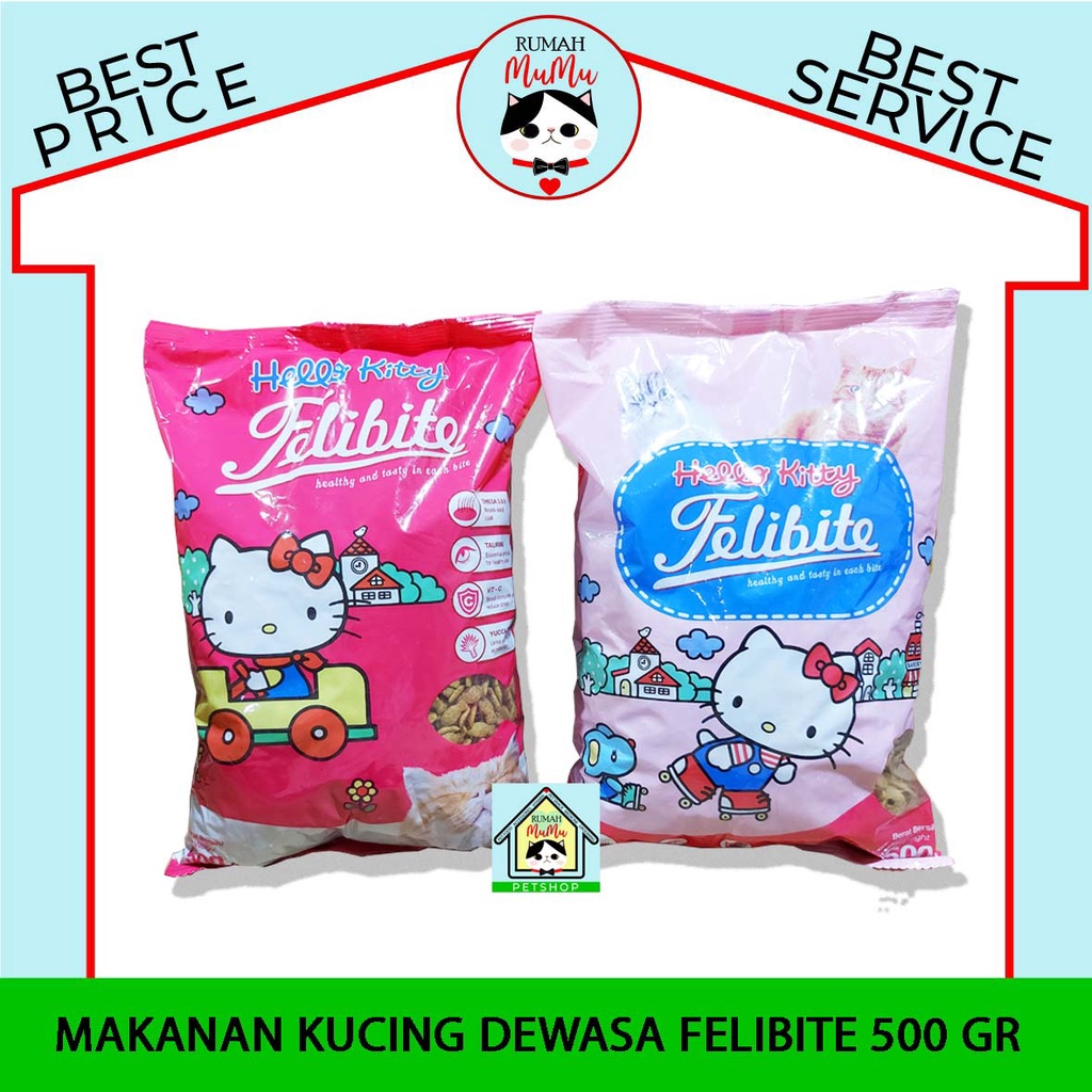MAKANAN KERING KUCING FELIBITE 500 GR