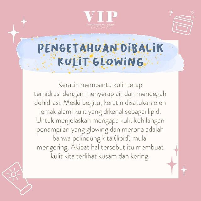 VIP COLLAGEN minuman kesehatan collagen strawberry