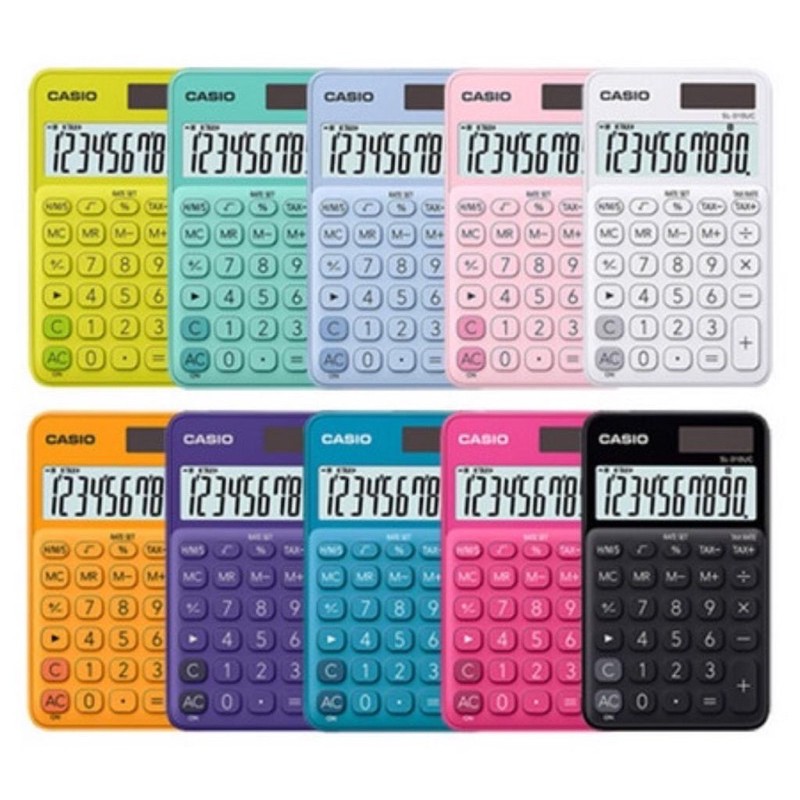 

Calculator Casio SL-310UC / Colorful Calculator / Kalkulator 10 Digits