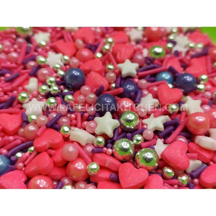 

SPRINKLE RED VALENTINE MIX HEART STAR ULTAH ANAK TOPPER HIASAN KUE ALAT DEKORASI HIASAN TABURAN BAKERY ICING CAKE ULTAH