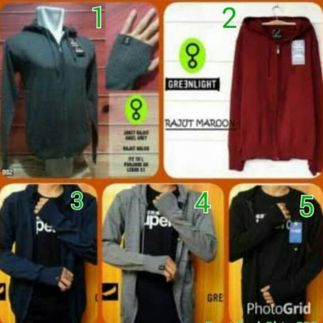 JAKET SWEATER RAJUT ARIEL GREENLIGHT DISTRO FASHION PRIA COWOK TERMURAH TERBARU