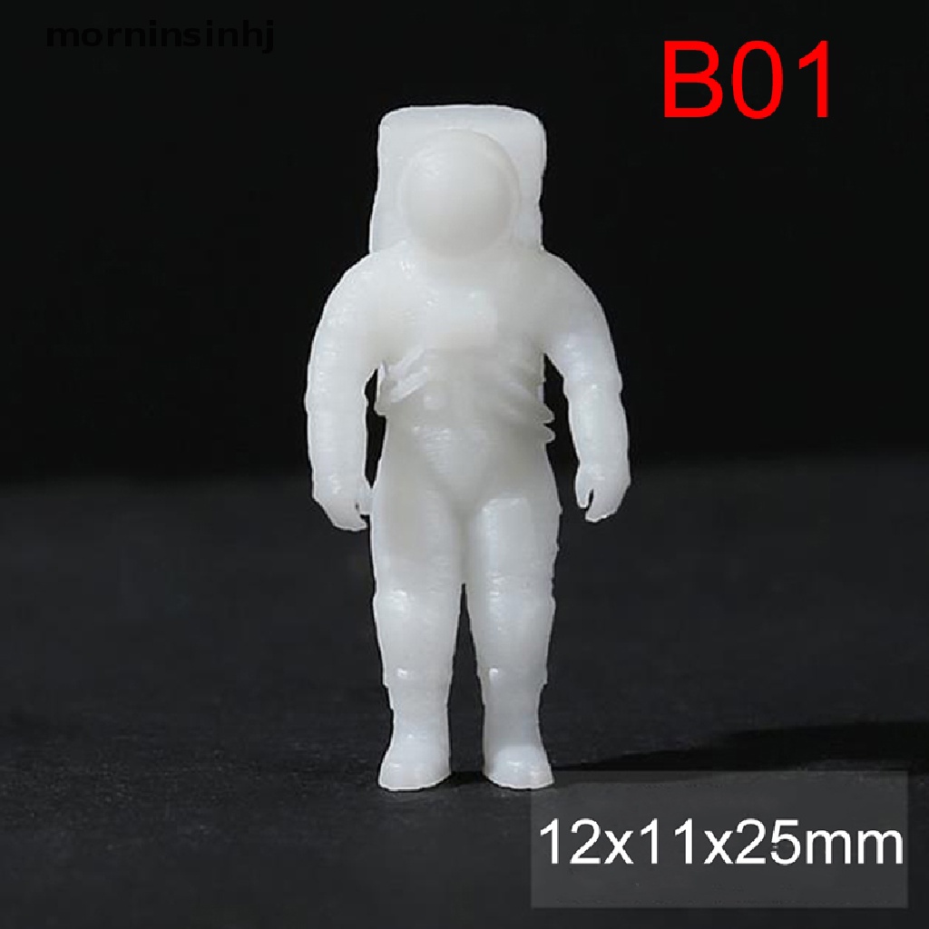 Cetakan Resin Bentuk Astronot Mini Bahan Silikon Untuk Diy Perhiasan