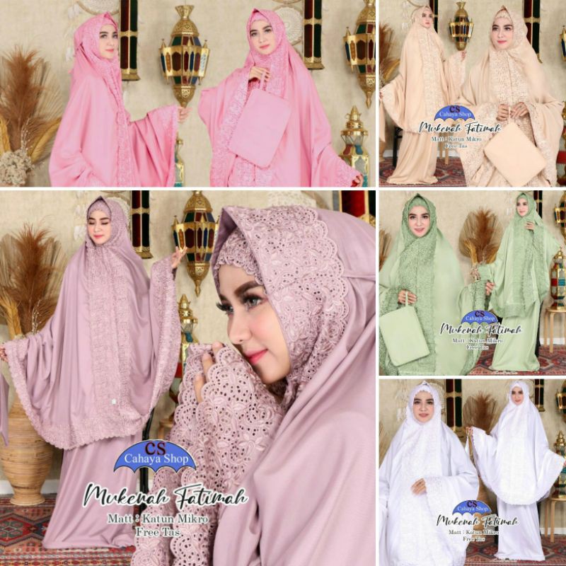 Mukena Dewasa - Mukena Jumbo - Mukena Birdir - Fatimah