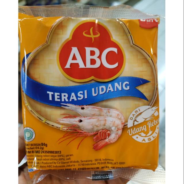 

Terasi Udang ABC kemasan 1 pax