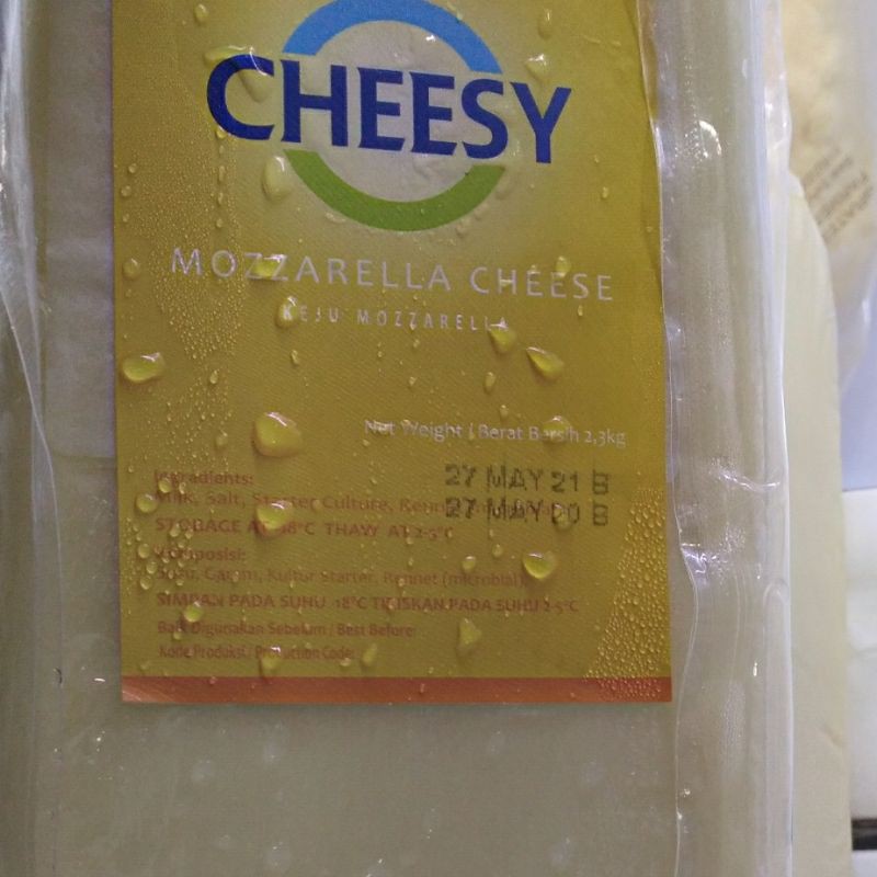 

500Gr Keju Mozzarella Cheesy Repack