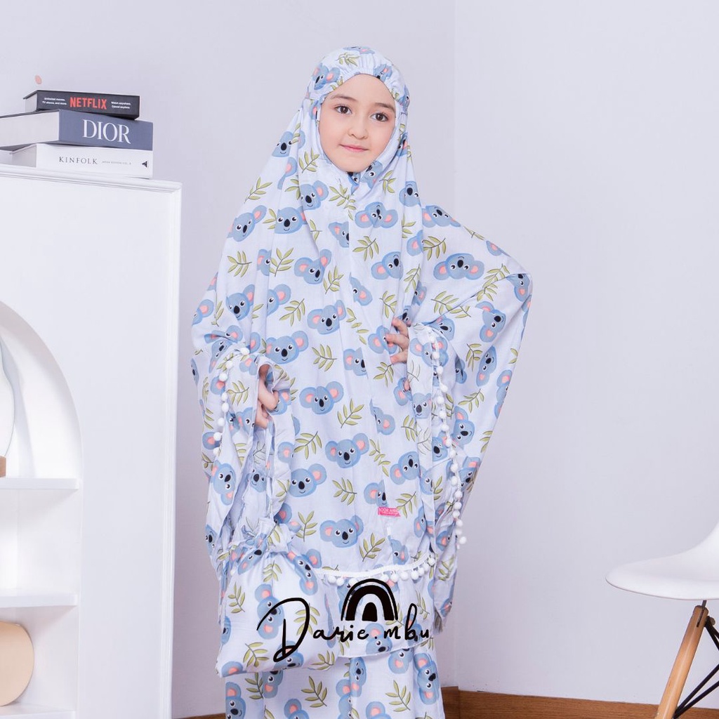 Mukena Anak Umur 2-12 Tahun Katun Rayon Premium Catalulla Series