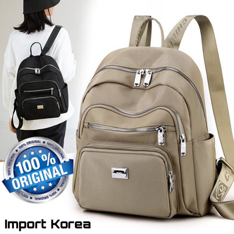 ORIGINAL Tas Ransel Chibao IMPORT KOREA Elegan Design Tebal Anti Air Best Seller Terbaru