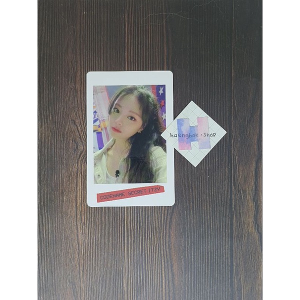 Adopsi PC Photocard ITZY Yuna TC Trading Card CSI