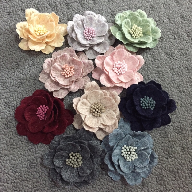 aplikasi bunga bludru import korea 6cm kode : BI10.6