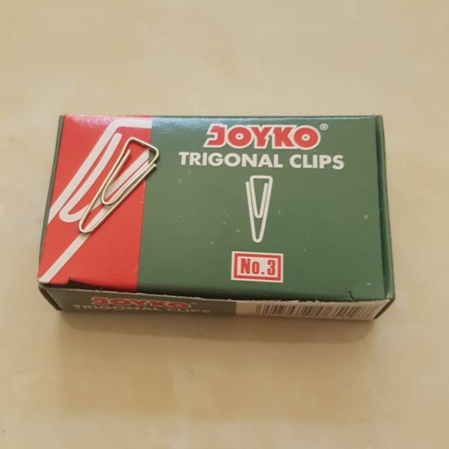 Klip kertas paper klip no 3 trigonal klip | Shopee Indonesia
