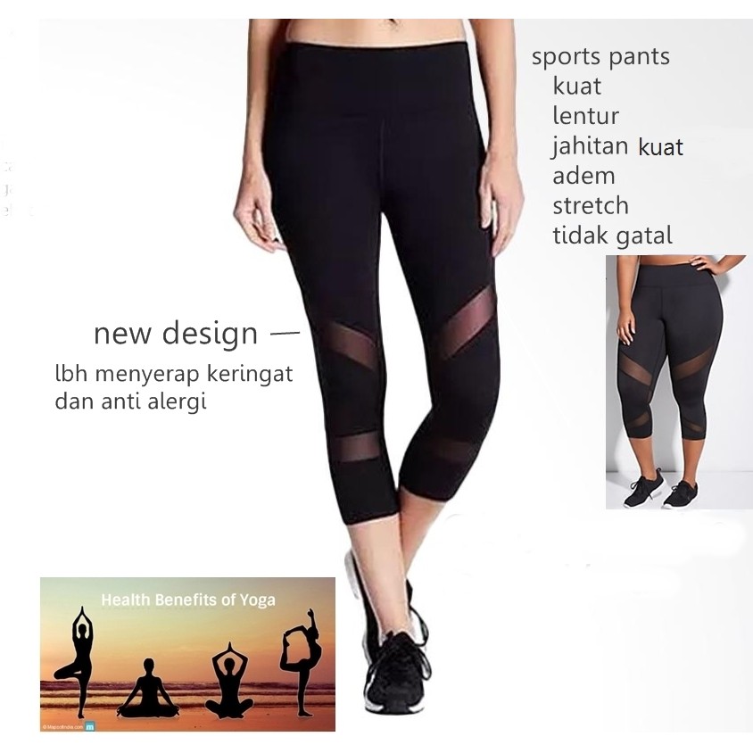 Celana Olahraga Legging Senam  Sport Zumba  Yoga KEKINIAN 