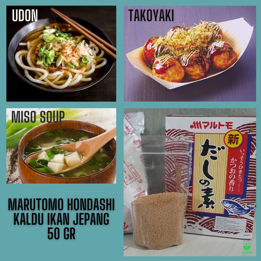 Marutomo Hondashi / Katsuo Dashi / Kaldu Ikan Bonito 50 gr udon ramen sup miso soup