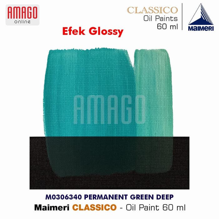 MAIMERI CLASSICO - OIL PAINT - PERMANENT GREEN DEEP - 60ML - M0306340