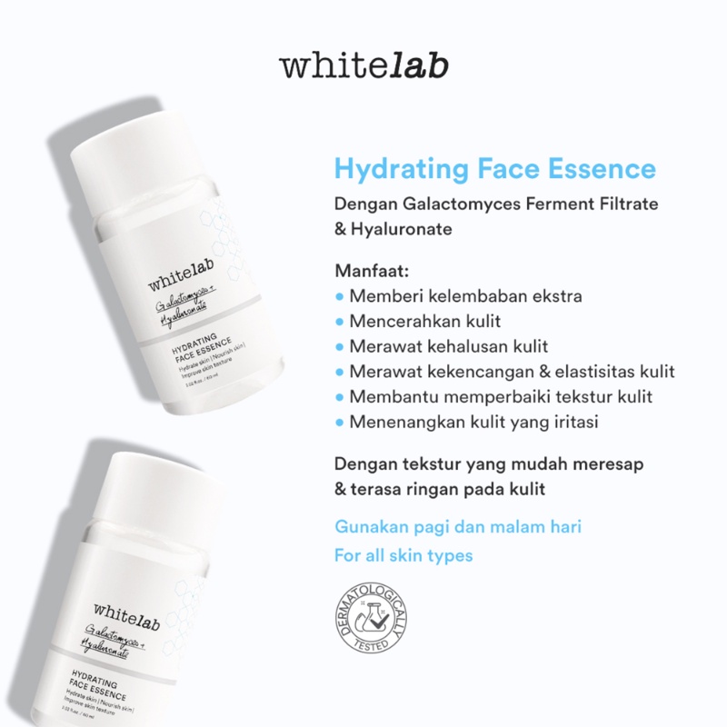 Whitelab Hydrating Face Essence 60ml / Essence Wajah