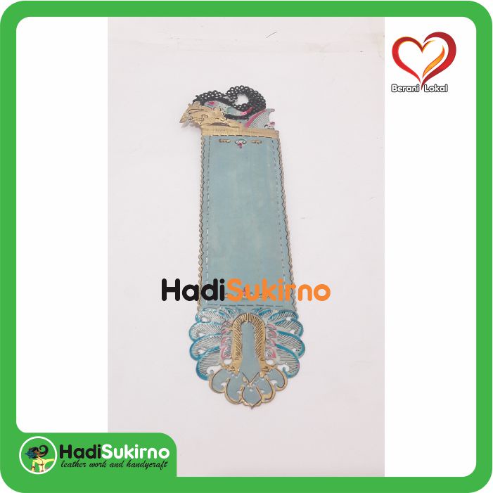 

Souvenir Pembatas Buku Wayang Biru Muda