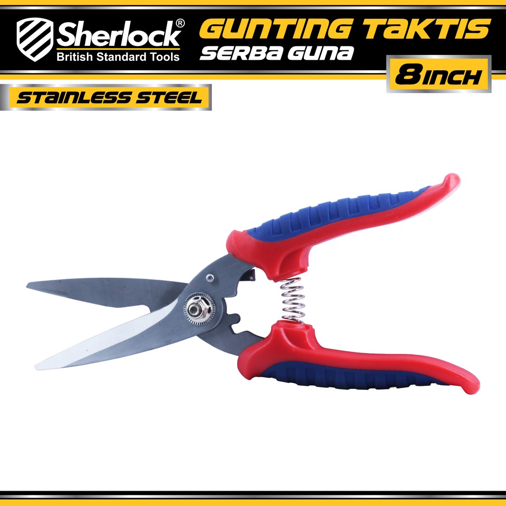 

Sherlock Gunting Taktis / Serba Guna 8 Inch