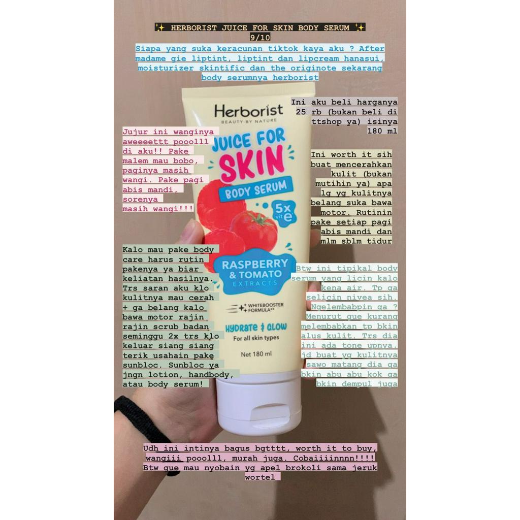 Herborist Juice For Skin Body Serum