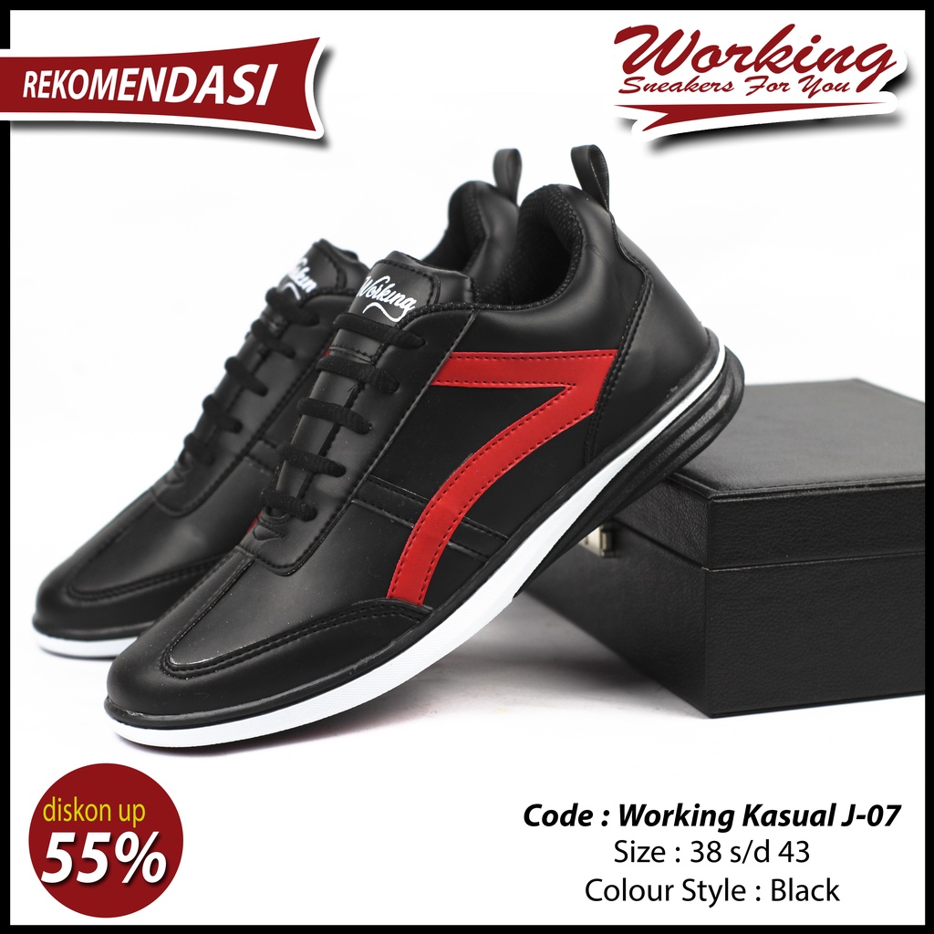 Working Sneakers For You Sepatu Kasual Pria J-07