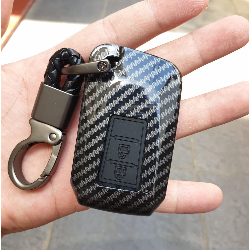 Cassing Case Sarung Kunci Carbon Toyota All New Yaris 2018 Up