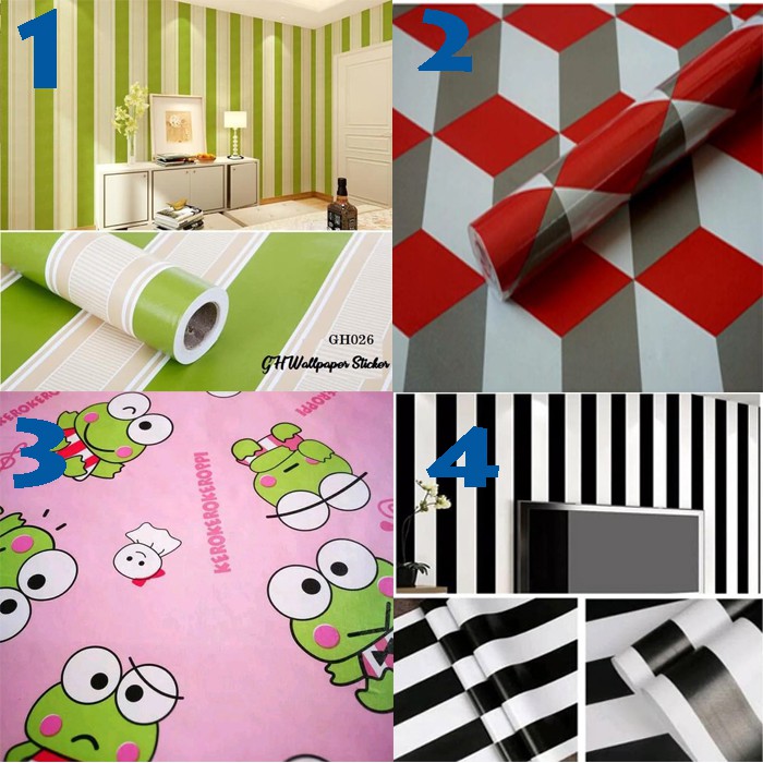WALLPAPER DINDING / STICKER / STIKER DINDING