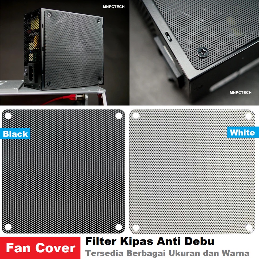 Fan Cover Dust Filter Kipas Anti Debu PC Casing Komputer 8 9 12 14 cm