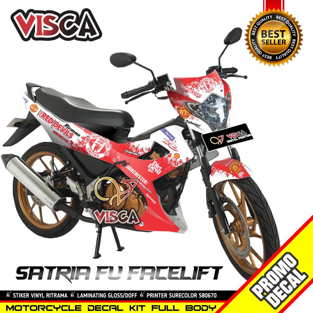 Decal Satria Fu Facelift 2014 Full Body Stiker Satria Fu Facelift 2014 Full Body Striping Satria Fu 