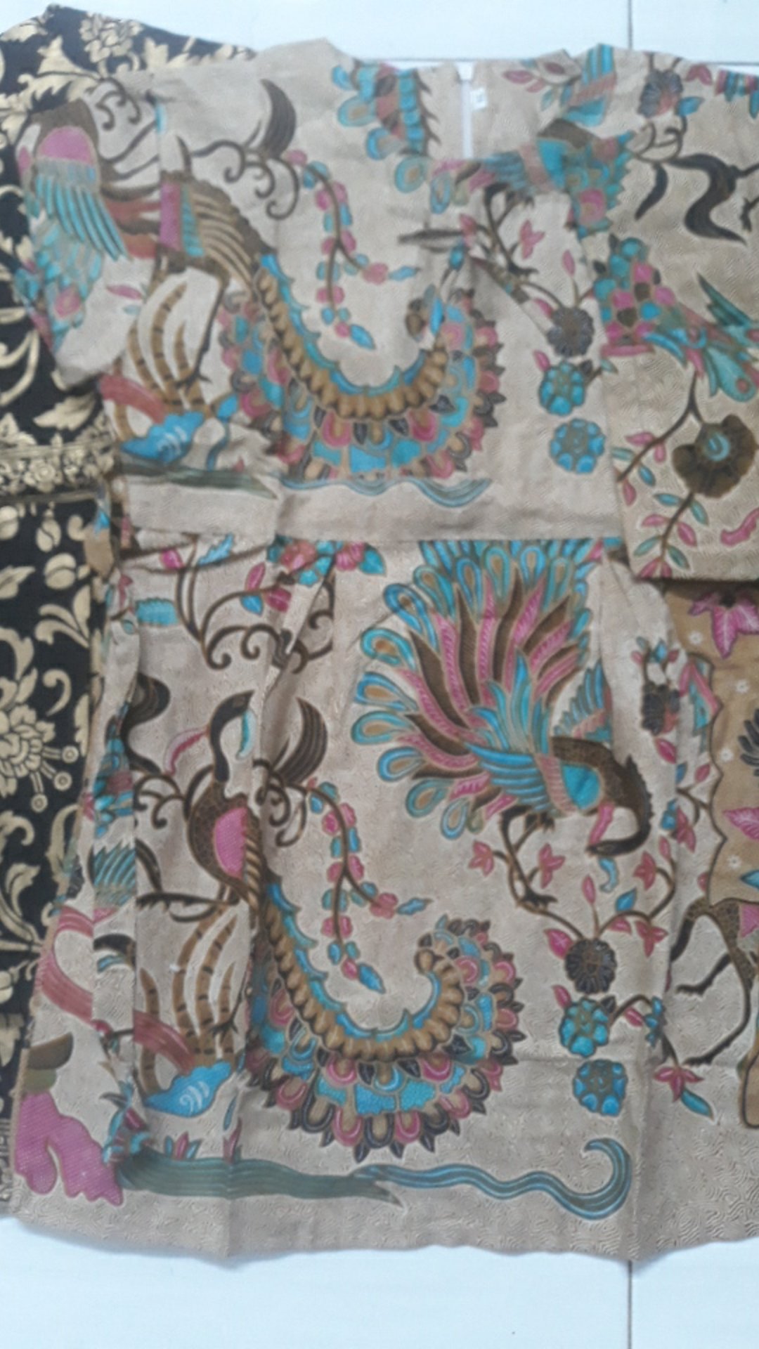 Dress Batik Anak Sogan Manggar Kids Fashion Bayi Anak Cewek Perempuan