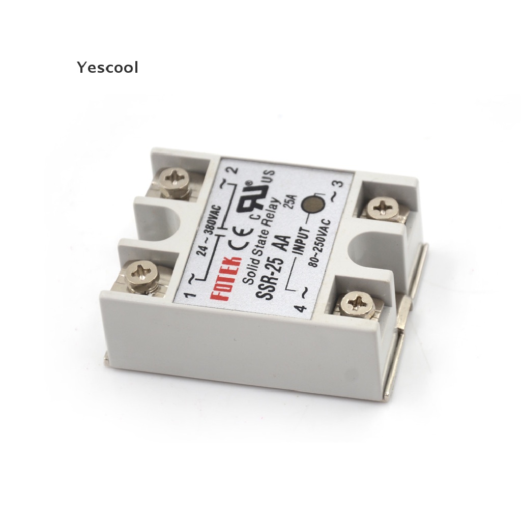 Modul Relay Solid State 24V-380V 25A SSR-25AA 80-250VAC AC-AC