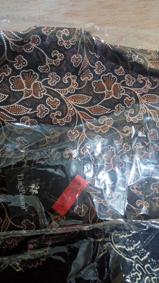 Kemeja Batik Pria Slim Fit Hem Batik Pria Slimfit Luigibatani Elegan Cbs679