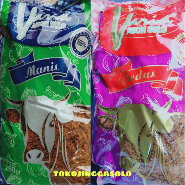 

Abon Sapi Varia Solo 250 gram