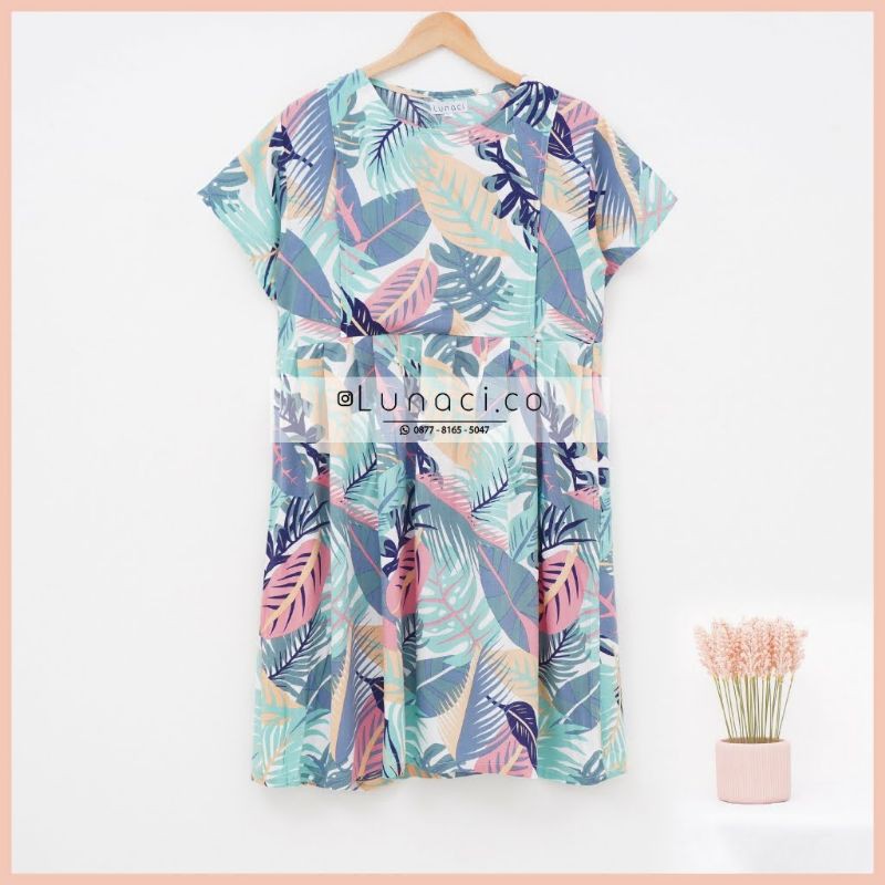 Lunaci Elm Tosca Midi Dress (daster menyusui)