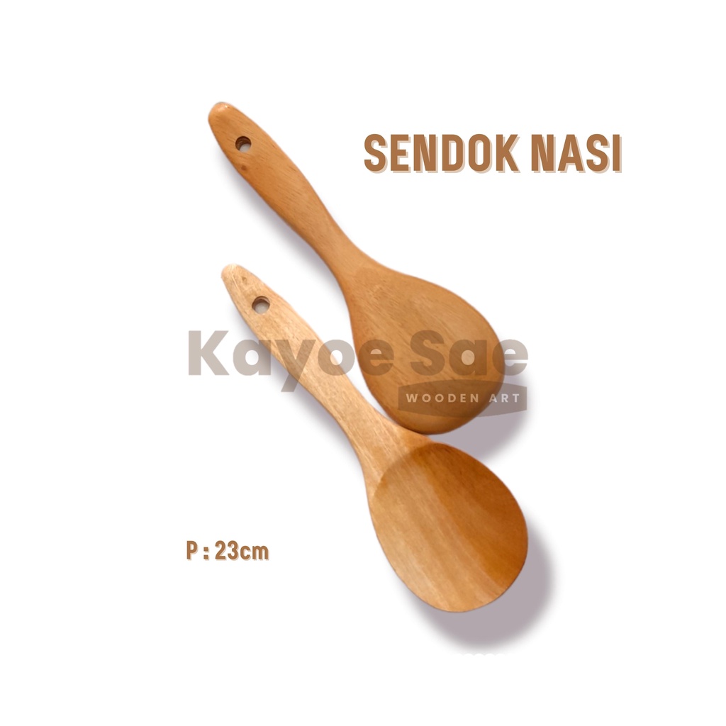 CENTONG JAR KAYU/ SENDOK NASI MAGIC JAR / CENTONG NASI / CENTONG NASI KAYU